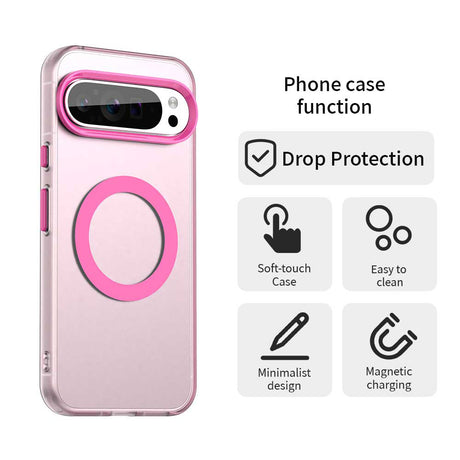 Husa de protectie Techsuit CandyCase MagSafe compatibil cu Google Pixel 10 / 10 Pro, Roz