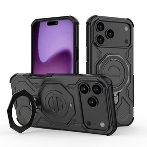 Husa de protectie Techsuit Carbon Shield PRO compatibil cu iPhone 17 Pro, Negru