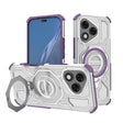 Husa de protectie Techsuit Carbon Shield PRO compatibil cu Honor 400 Lite, Mov Transparent