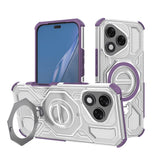 Husa de protectie Techsuit Carbon Shield PRO compatibil cu Honor 400 Lite, Mov Transparent