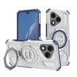 Husa de protectie Techsuit Carbon Shield PRO compatibil cu Honor 400 Lite, Albastru Transparent
