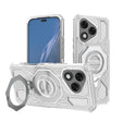 Husa de protectie Techsuit Carbon Shield PRO compatibil cu Honor 400 Lite, Alb Transparent