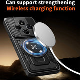 Husa de protectie Techsuit RuggedCam compatibil cu Xiaomi Redmi 14C / Poco C75, Gri