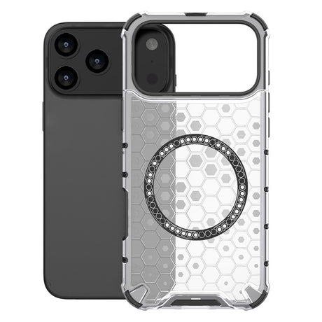 Husa de protectie Techsuit HoneyComb Shield MagSafe compatibil cu iPhone 17 Pro Max, Alb