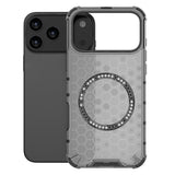 Husa de protectie Techsuit HoneyComb Shield MagSafe compatibil cu iPhone 17 Pro Max, Negru