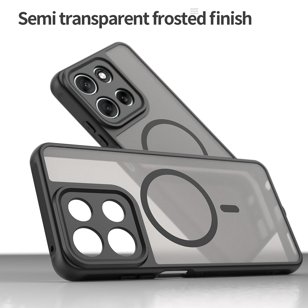 Husa de protectie Techsuit HaloFrost II MagSafe compatibil cu Motorola Moto G56, Negru