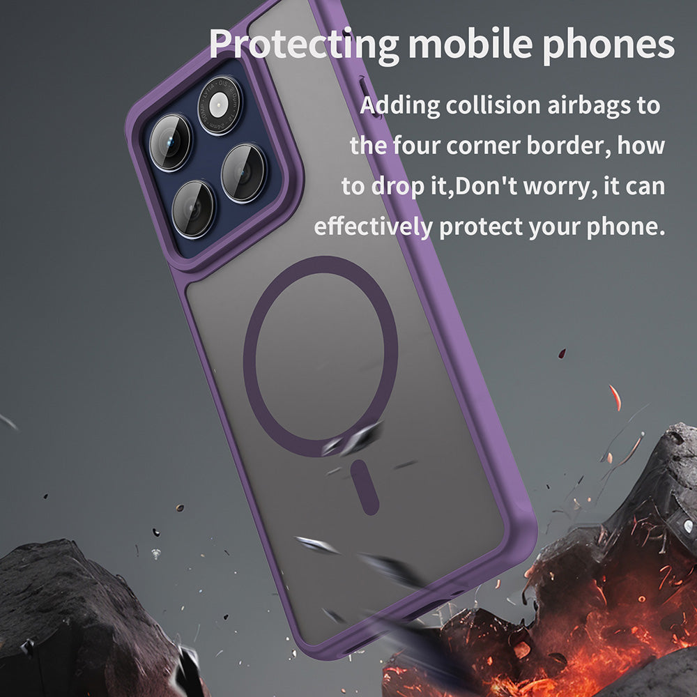 Husa de protectie Techsuit HaloFrost II MagSafe compatibil cu Motorola Edge 60 Pro, Mov