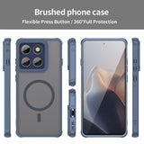 Husa de protectie Techsuit HaloFrost II MagSafe compatibil cu Motorola Edge 60 Pro, Bleumarin