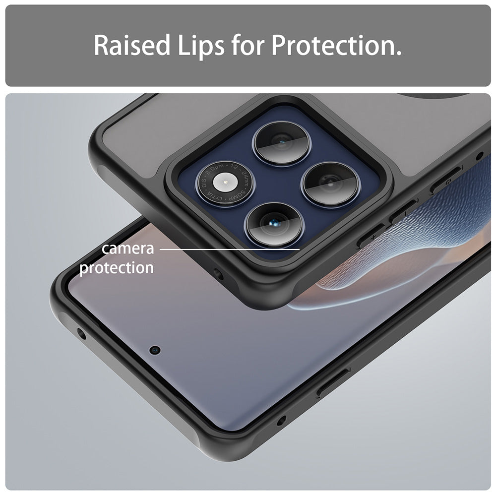 Husa de protectie Techsuit HaloFrost II MagSafe compatibil cu Motorola Edge 60 Pro, Negru