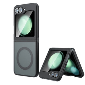 Husa de protectie Techsuit PureFrost MagSafe compatibil cu Samsung Galaxy Z Flip6 / Flip7 FE, Negru Mat