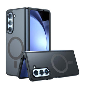Husa de protectie Techsuit PureFrost MagSafe compatibil cu Samsung Galaxy Z Fold6, Negru Mat