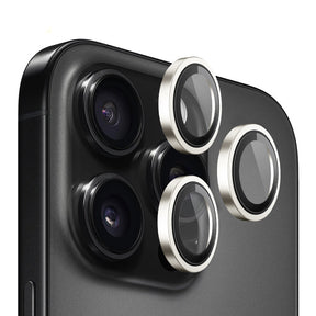 Folie de protectie Blueo Original Metal Frame Lens compatibil cu iPhone 14 Pro / iPhone 14 Pro Max, Auriu