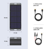 Gadget Ugreen Solar Panel SC100 (15113), Foldable, Adjustable, Daylight Meter Unit, 100W, 19V, Waterproof IP67, XT60, Negru