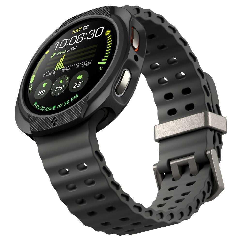 Accesoriu smartwatch Spigen Liquid Air (ACS09840) compatibil cu Samsung Galaxy Watch8 40mm, Negru Mat
