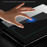 Husa de protectie tableta Blueo HD Tempered Glass compatibil cu iPad 10.2" (2021 / 2020 / 2019), Transparent