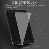 Husa de protectie tableta Blueo HD Tempered Glass compatibil cu iPad 10.2" (2021 / 2020 / 2019), Transparent