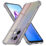 Husa de protectie Techsuit Shockproof Clear Silicone compatibil cu Oppo Reno8, Negru Fumuriu