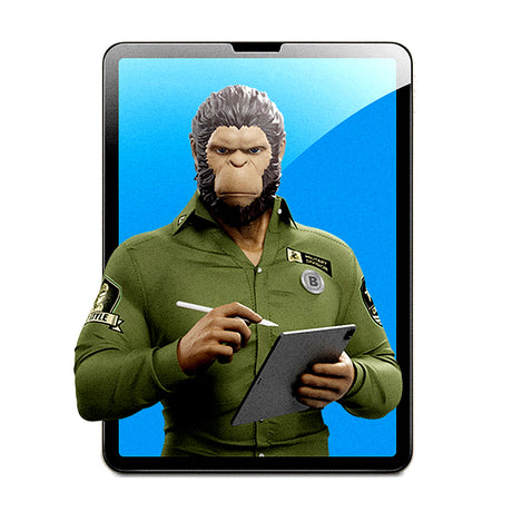 Husa de protectie tableta Blueo Special Writing Screen Protector compatibil cu iPad 10.2" (2021 / 2020 / 2019), Transparent Mat