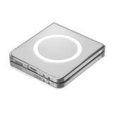 Husa de protectie Spigen Air Skin MagSafe (ACS09556) compatibil cu Samsung Galaxy Z Flip7, Crystal Clear / Alb