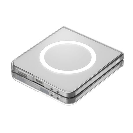Husa de protectie Spigen Air Skin MagSafe (ACS09556) compatibil cu Samsung Galaxy Z Flip7, Crystal Clear / Alb