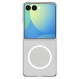 Husa de protectie Spigen Air Skin MagSafe (ACS09556) compatibil cu Samsung Galaxy Z Flip7, Crystal Clear / Alb