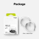 Husa de protectie smartwatch Ringke (set de 2) Slim Case compatibil cu Samsung Galaxy Watch8 44mm, Transparent / Alpine Clear
