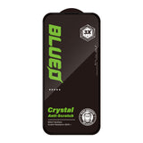 Folie de protectie Blueo Crystal Anti-Scratch Glass compatibil cu iPhone 15 Plus / iPhone 16 Plus, Negru