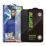Folie de protectie Blueo Crystal Anti-Scratch Glass compatibil cu iPhone 15 / iPhone 16, Negru