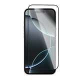 Folie de protectie Blueo Crystal Anti-Scratch Glass with Applicator compatibil cu iPhone 16 Pro Max / iPhone 17 Pro Max, Negru