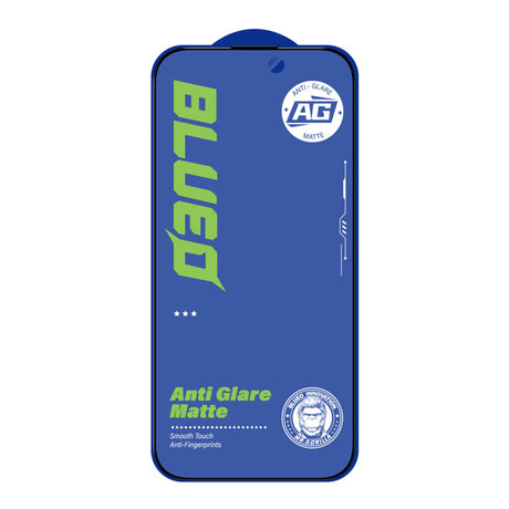Folie de protectie Blueo Anti-Glare Matte Glass compatibil cu iPhone XR / iPhone 11, Negru