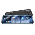 Gadget Yesido Rearview Mirror with Dash Cam (KM24), Carplay, Android Auto, AirPlay, BT5.2, Adjustable Camera, Negru