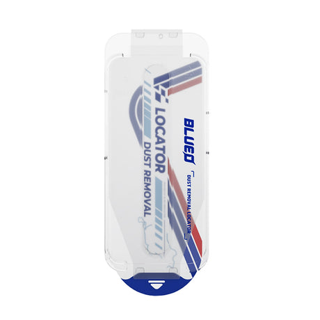 Folie de protectie Blueo Anti-Dust HD Glass with Applicator Pro compatibil cu iPhone 15 Pro, Negru