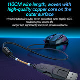 Tastatura/Mouse Yesido Wired Gaming Mouse (KB20), with RGB Light, DPI:1000-7200, USB, Windows/XP/7/8/10/11/MAC 05, 110cm, Negru