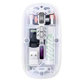 Tastatura/Mouse Yesido Wireless Mouse (KB29), Type-C, BT+ 2.4G Connection, 800/1200/1600DPI, 400mAh, Alb
