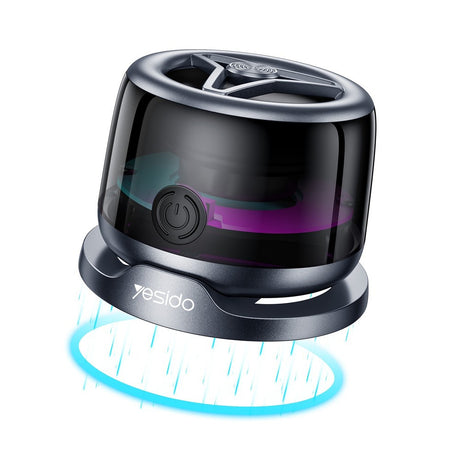 Casti Yesido Mini Magnetic Wireless Speaker (YSW32), RGB Lighting Effect, 400mAh, 3W, Bluetooth 5.3, Negru