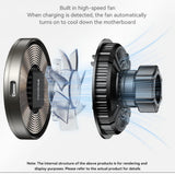 Suport Yesido with Wireless Charging (C315), for Air Outlet/Dashboard, Magnetic, Intelligent Management, 15W, Negru