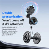 Suport Yesido with Wireless Charging (C311), for Dash, Semiconductor, Powerful Cooling, 2x Ambient Lights, 15W, Negru