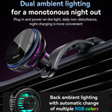 Suport Yesido with Wireless Charging (C311), for Dash, Semiconductor, Powerful Cooling, 2x Ambient Lights, 15W, Negru