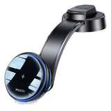 Suport Yesido with Wireless Charging (C311), for Dash, Semiconductor, Powerful Cooling, 2x Ambient Lights, 15W, Negru