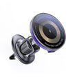 Suport Yesido with Wireless Charging (C308), for Air Vent, Flowing Light, Multi Folding Clamp Arm, Type-C, 15W, Negru