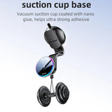 Suport Yesido with Wireless Charging (C292), for Dashboard/Windshield, LED Indicator, Bendable Clamp Arm, 15W, Negru