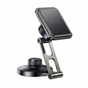 Suport Yesido (C264), Magnetic, for Dashboard/Windshield, 360°, Folding Clamp Arm, Zinc Alloy, Negru