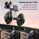 Suport Yesido (C263), Magnetic, for Dashboard/Windshield, 360°, Telescopic Clamp Arm, Universal, Negru