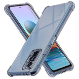 Husa de protectie Techsuit Shockproof Clear Silicone compatibil cu Xiaomi Redmi Note 10 Pro / Note 10 Pro Max, Negru Fumuriu