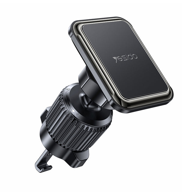 Suport Yesido (C245), Magnetic, for Air Vent, Upgraded Clip, Free Rotating Angle, Negru