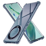 Husa de protectie Techsuit Shockproof Clear Silicone compatibil cu Honor Magic5 Lite, Negru Fumuriu