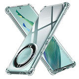 Husa de protectie Techsuit Shockproof Clear Silicone compatibil cu Honor Magic5 Lite, Transparent