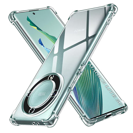 Husa de protectie Techsuit Shockproof Clear Silicone compatibil cu Honor Magic5 Lite, Transparent
