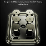 Suport Yesido (C244), Magnetic, for Air Vent, Upgraded Clip, Free Rotating Angle, N42 Magnets, Negru