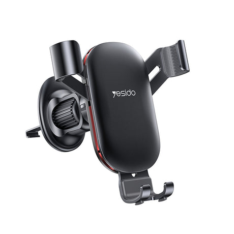Suport Yesido (C243), for Air Vent, with Bionic Hawksbill Hook, Gravitational Lock, Negru